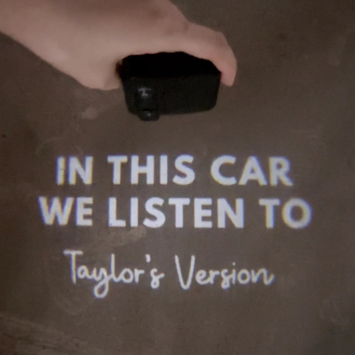 Swifties Vibe Welcome Car Light