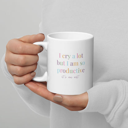 I Cry A Lot But I'm Productive - Swiftie Eras Mug